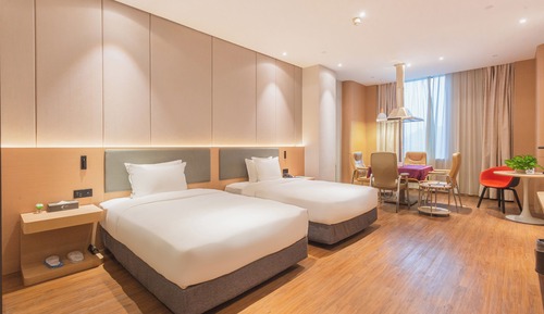 Standard Room, 2 Twin Beds, City View (Extra Space)