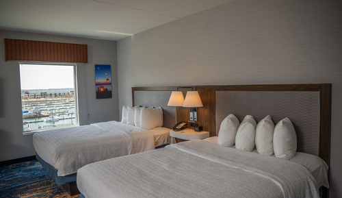 Suite, 2 Queen Beds, Accessible, Bathtub (Refrigerator)