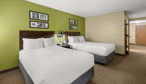 Double Room, 2 Double Beds, Accessible