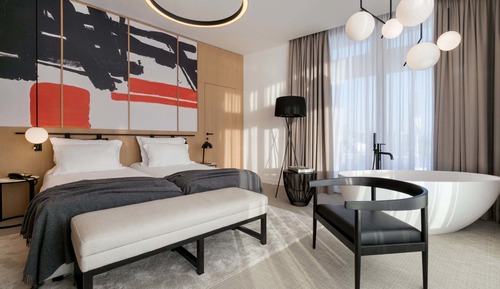 Deluxe Penthouse Two-Bedroom Suite, Terrace, Sea View 