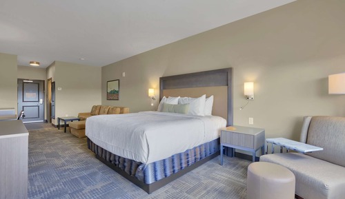 Suite, 1 King Bed, Non Smoking, Refrigerator & Microwave