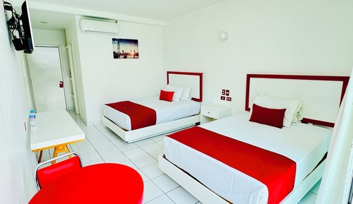 Superior Double Room, 2 Double Beds, Pool View
