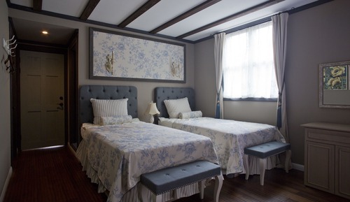 Twin Room with Private Open Air Bath, Western-style Building