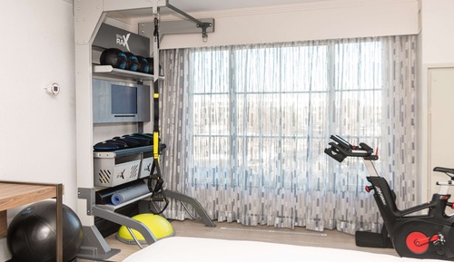 fitness room, 1king bed