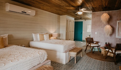 Deluxe Double or Twin Room, 2 Queen Beds, Non Smoking, Sea View