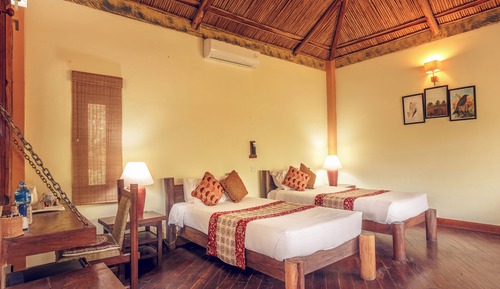 Deluxe Double or Twin Room, Balcony, Garden View
