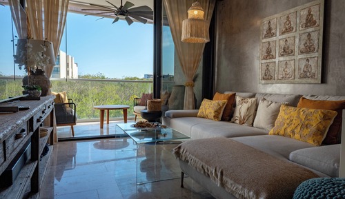 Luxury Apartment, Balcony, Garden View