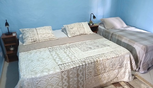 Comfort Triple Room, Private Bathroom, Garden View