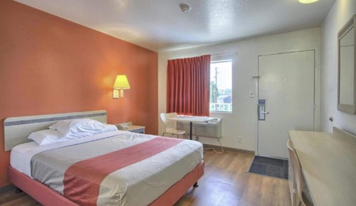 Queen Bed with Refrigerator