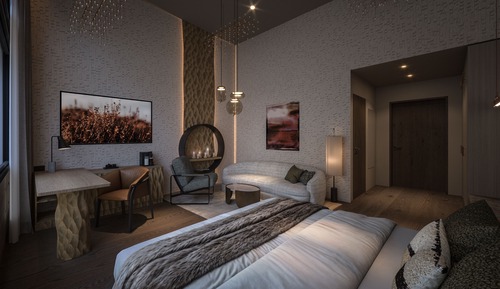 Suite, Courtyard View