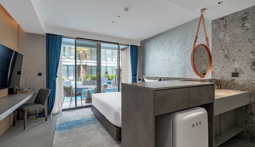 Premier Double or Twin Room, Balcony, Pool View