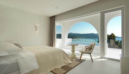 Luxury Double Room, 1 Queen Bed, Sea View