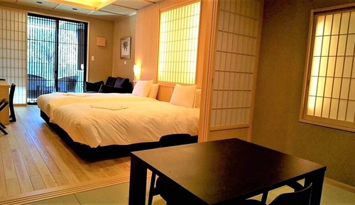 open-air bath Japanese-style room+Western-style twin room
