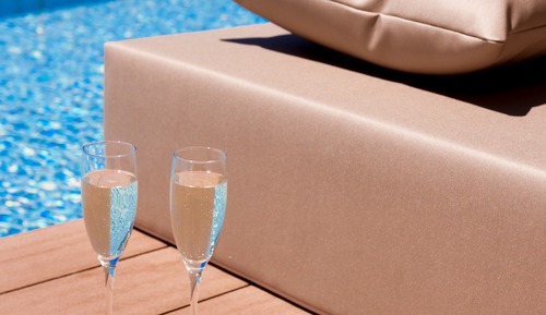 Superior Suite, Terrace, Poolside (Family Swim-Up)
