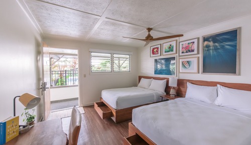 Room, 2 Double Beds, Poolside