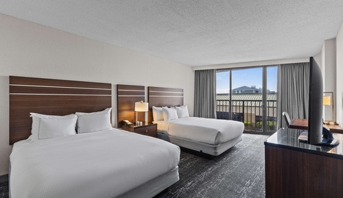 2 Queen Beds, Balcony, Partial Ocean View, Non Smoking