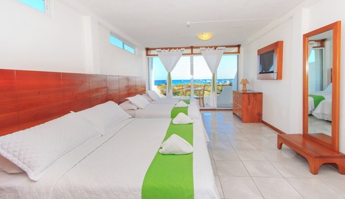 Quadruple Room, Sea View