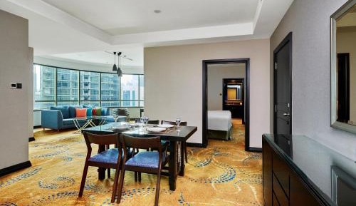 Two-Bedroom Apartment with One King Bed and Two Single Beds