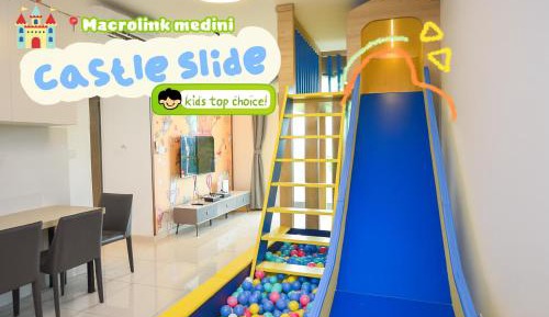 Two-Bedroom Apartment with Slide
