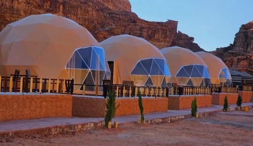 Tent with Mountain View 