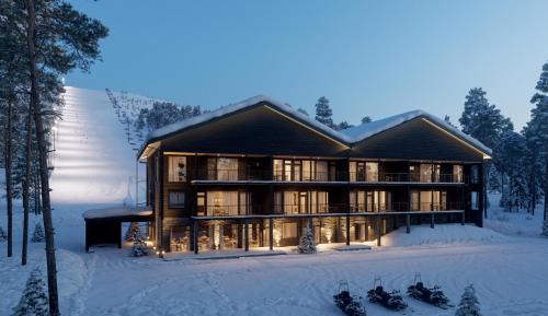 Three-Bedroom Apartment with Mountain View