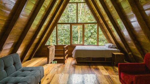 Family Room with Mountain View