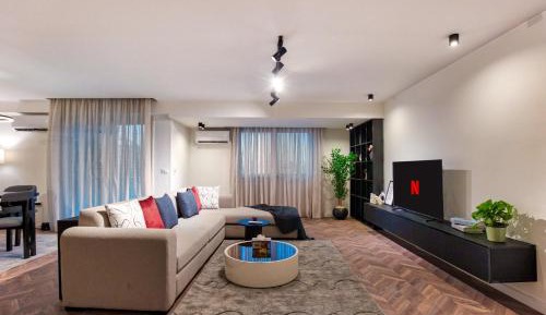Three-Bedroom Premium Apartment with Balcony