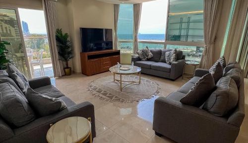 Three-Bedroom Apartment with Sea View