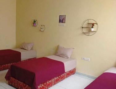 Single Bed in Male Dormitory Room
