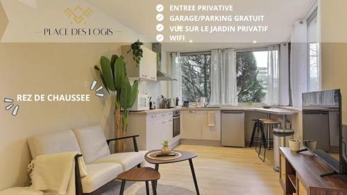 One-Bedroom Apartment with Garden