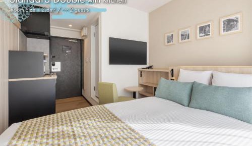 Standard Double Room with Kitchen - Non-Smoking - House Keeping is Optional with Additional Cost