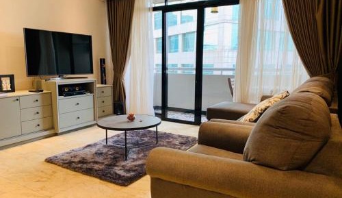 Three-Bedroom Premium Apartment with Balcony