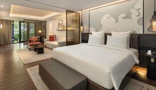Exclusive Family Room, 1 King Size Bed and 1 Flip King Bed, Garden View with Free Coffee Capsule Machine, Kids and Resort Activities