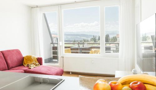One-Bedroom Apartment with Balcony and Mountain View  