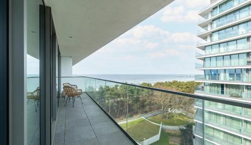 Two-Bedroom Apartment with Balcony and Sea View