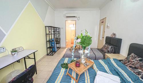 Three-Bedroom Apartment with Balcony