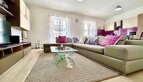 Two-Bedroom Apartment with Balcony and Terrace