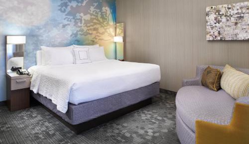 King Room with Sofa Bed and Roll-in Shower - Mobility Accessible