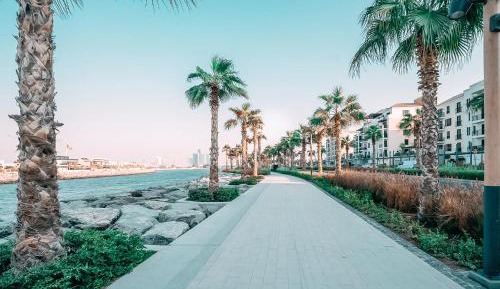 Two-Bedroom Apartment with Balcony With Free Access To The Private Beach.