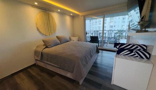 Deluxe One-Bedroom Apartment with City View