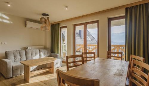 One-Bedroom Apartment with Balcony and Mountain View  