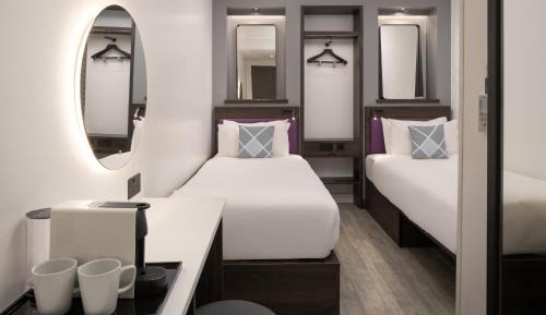 Windowless Standard Room with Two Twin Beds
