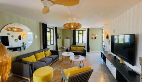 Three-Bedroom Premium Apartment with Balcony