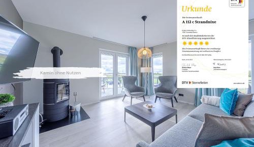 Ferienwohnung Strandnixe mit Balkon & Meer- und Boddenblick