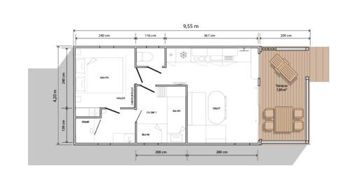 Two-Bedroom House