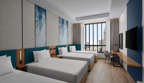 Premium Quadruple Room with Four Twin Beds