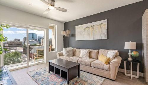Deluxe One-Bedroom Apartment with City View