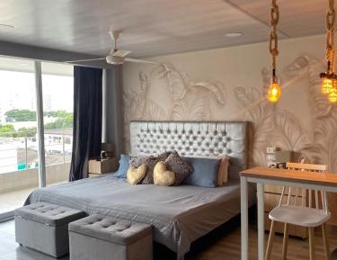 Deluxe double room with balcony and Kitchen