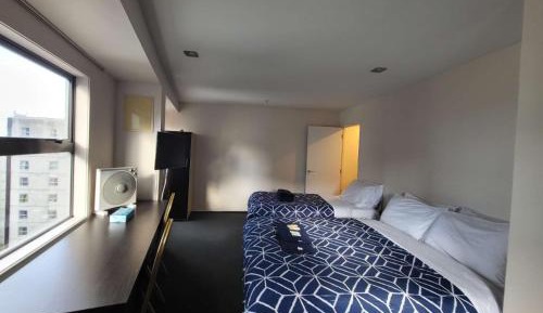 Studio Apartment with Two Single Beds