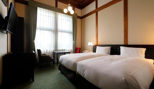 Standard Twin Room with City View - Main Wing -Non-Smoking